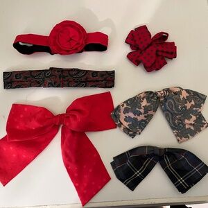Assorted Vintage 1980s Lavalliere (P-ssycat Bows) and Chokers